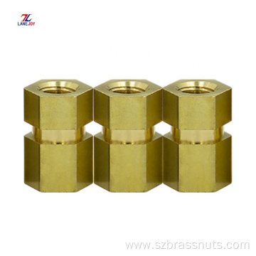 Cold Forming Insert Threading hex head Brass Nut